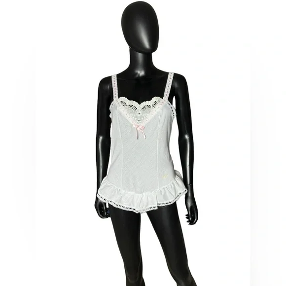 Vintage Diane Von Furstenberg Three Piece Lingerie Set